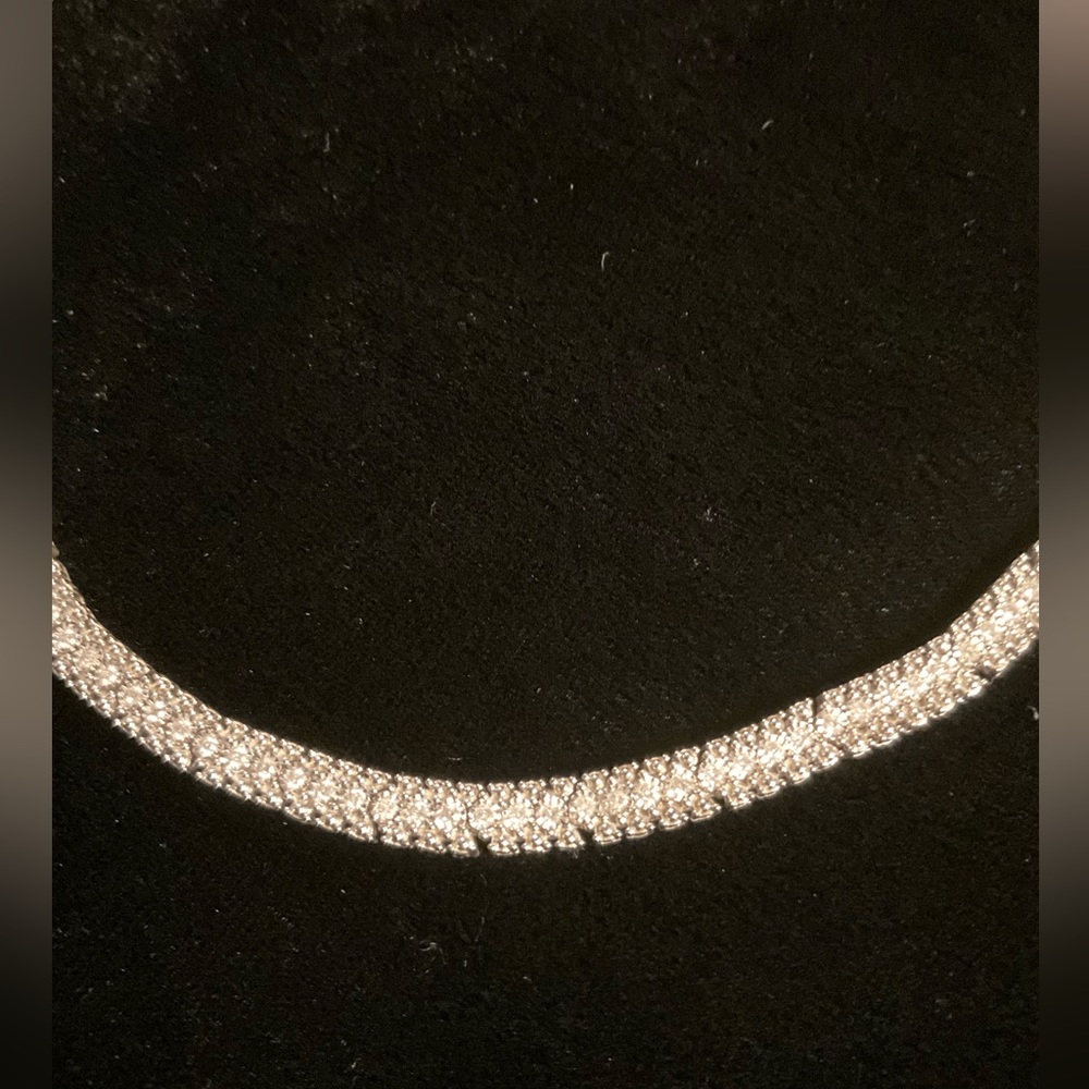 Effy sterling silver and real diamond necklace